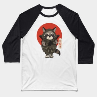 Ninja Tanuki Baseball T-Shirt